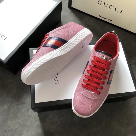 newgUCCI LEATHER CASUAL SHOES FOR WOMEN